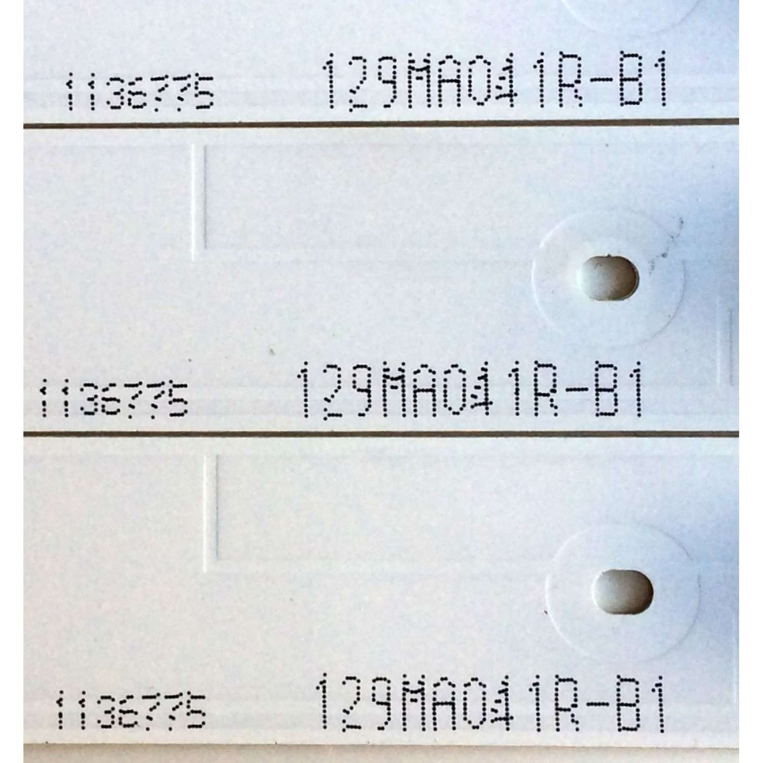 KIT DE LED´S PARA TV (3 PIEZAS) / HISENSE 1136775 / 129MA04 1R-B1 / Hisense_32_HD315DH-B51_3x7_3030C_7S1P REEV:V1 / MODELO 32H4CM 	 - Imagen 3
