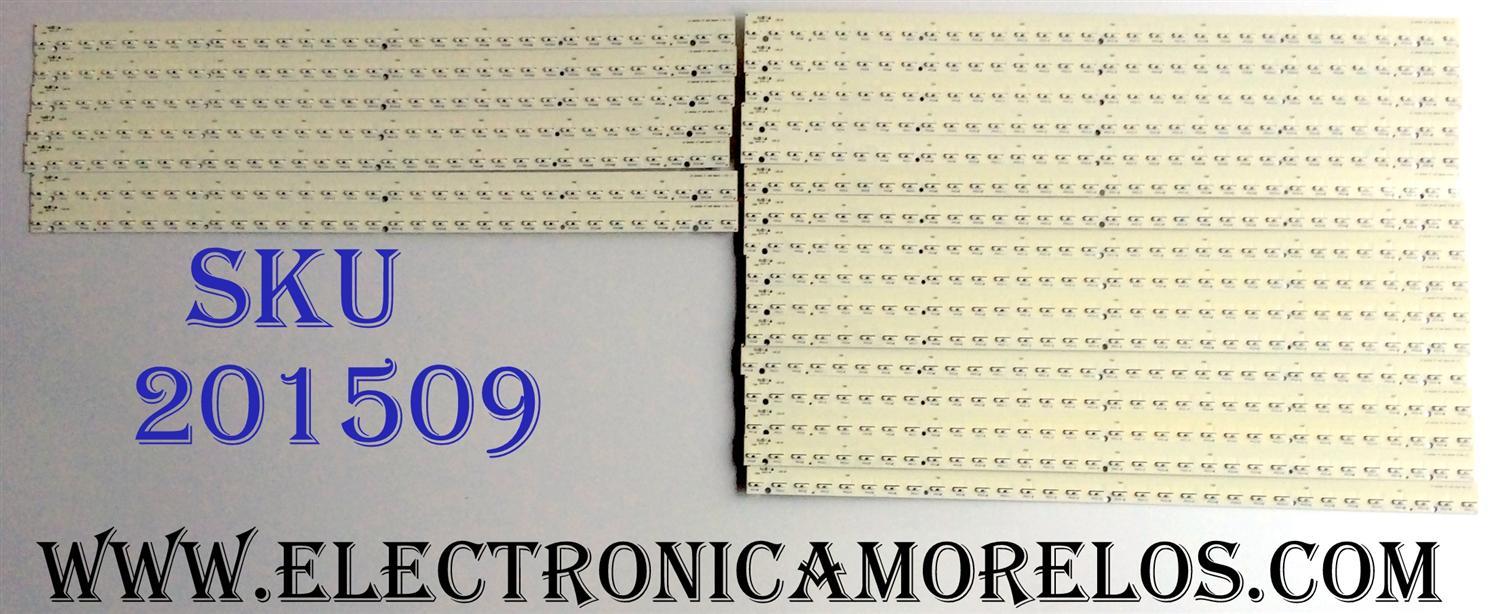 KIT DE LED´S PARA TV (23 PIEZAS) / LG Innotek 47 inch Master A Rev 3.7 (7 PIEZAS) / LG Innotek 47 inch Master B Rev 3.7 (9 PIEZAS) / LG Innotek 47 inch Slave Rev 3.7 (7 PIEZAS) / MODELO ¨47¨