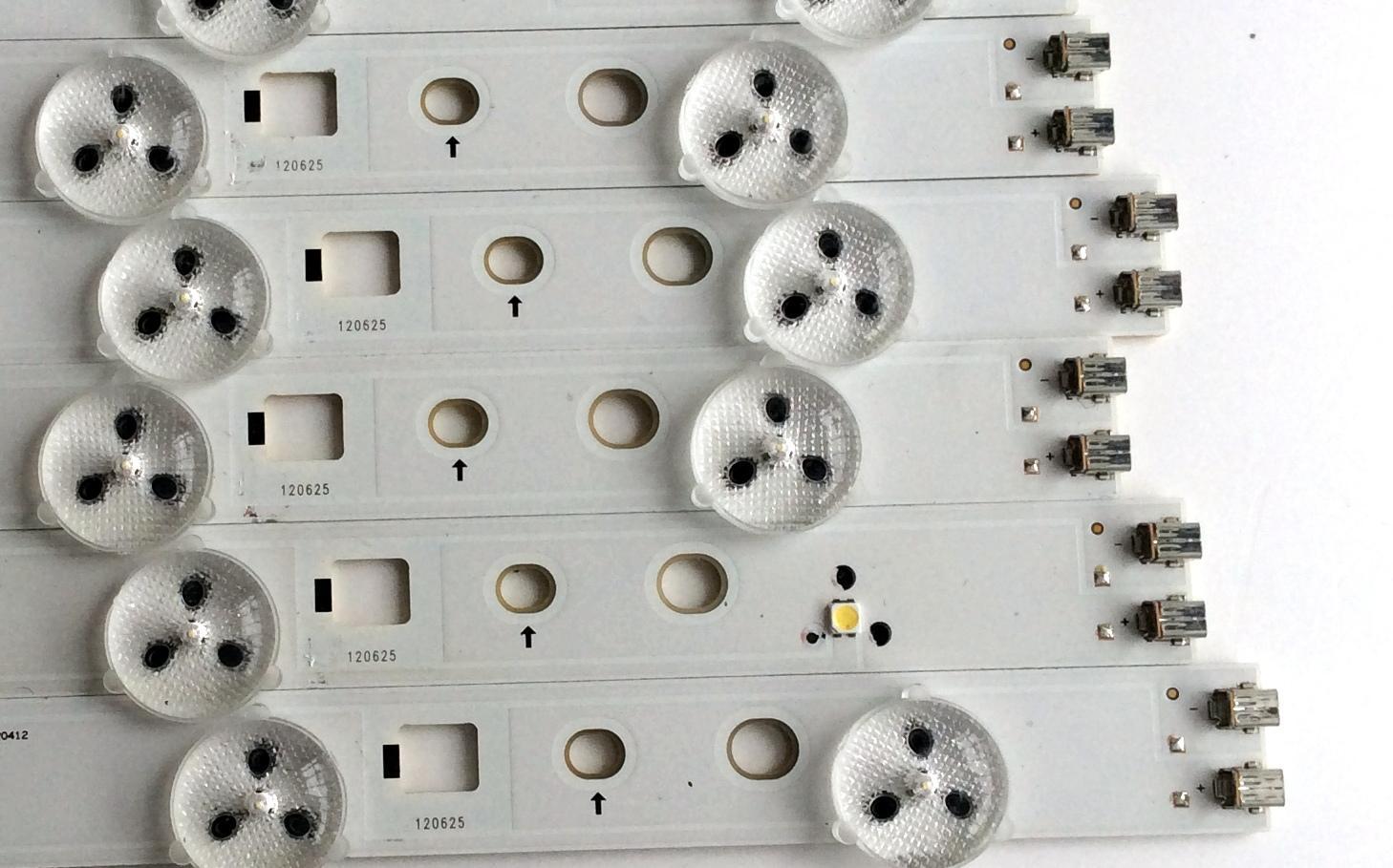 KIT DE LED´S PARA TV (10 PIEZAS) / SAMSUNG 2012SVS40 3228 LEFT06 REV1.5 120412 / 2012SVS40 3228 RIGHT06 REV1.5  M715 Y / M716 Y / 120625 / SUSTITUTOS LTJ400HM08-V / DE400BGS-V1 / 2011SVS40 / PANEL LTJ400HF03-V / MODELOS UN40EH6000 / UN40EH6000FXZA TS02 - Imagen 6