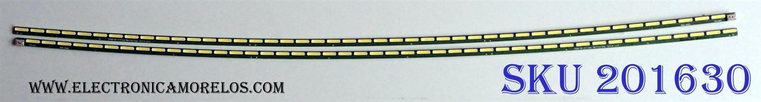 KIT DE LED'S PARA TV (2 PIEZAS) / DELL 375QW1 / 6916L-2626B / 6916L-2627B / 375QW1 REV 0.1 L-TYPE / 375QW1 REV 0.1 R-TYPE / PANEL LM375QW1 (SS)(B1) / MODELO U3818DW