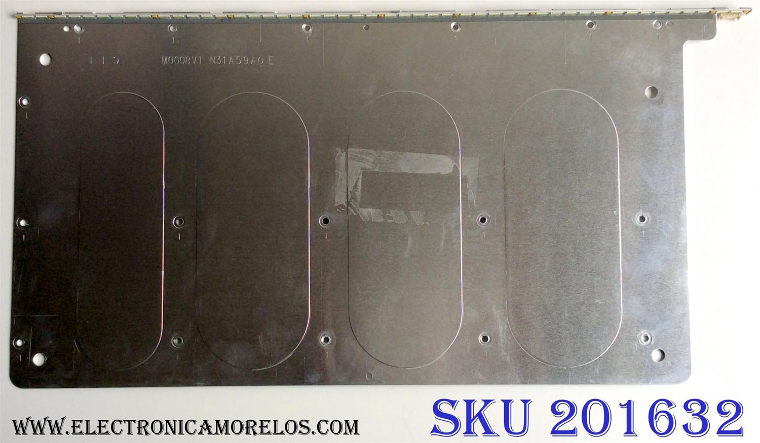 LED PARA TV / PANASONIC 6202B0009Q000 / E117098 / M0008V1 / N31A59A0E / PANEL V400HJ6-LE8 Rev.F4 / MODELO TC-40C5600X