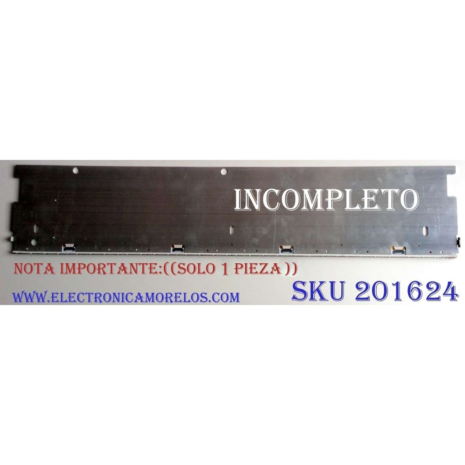 LED PARA TV ((NOTA IMPORTANTE:SOLO 1 PIEZA)) / (INCOMPLETO) / SONY 4-580-375-01 / CH#1 / 160115D R / L216STW-BOARD  / SFG 65 L209334A 6050210 P-MOD 65 / L209334A / 6050210 / P-MOD 65 / PANEL YD6S650STN01 / MODELO XBR-65X930D