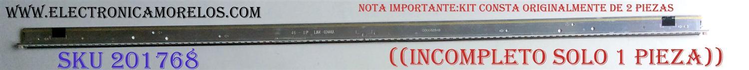 KIT DE LED'S PARA TV (2 PIEZAS) / SONY LJ64-02444A / SLS46_SONY_120HZ_54LED_100121 / PANEL LTY460HJ02 / MODELO KDL-46EX700