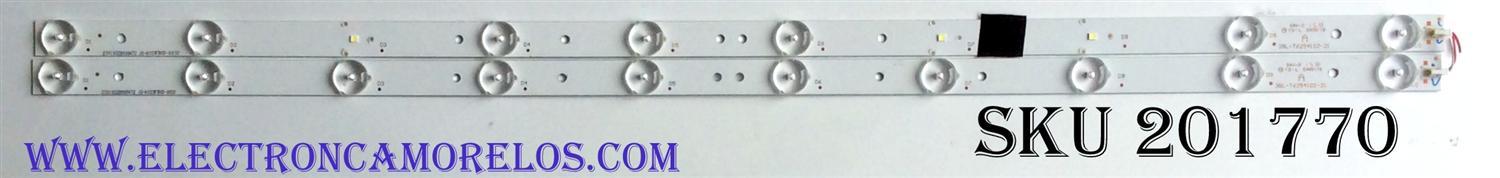KIT DE LED'S PARA TV (2 PIEZAS) / PROSCAN 3BL-T6254102-21 / JS-KY23FDXD / YS-L  E469119 / PANEL HK315LEDM-OHBFH / MODELO PLDED3273A-B A1505