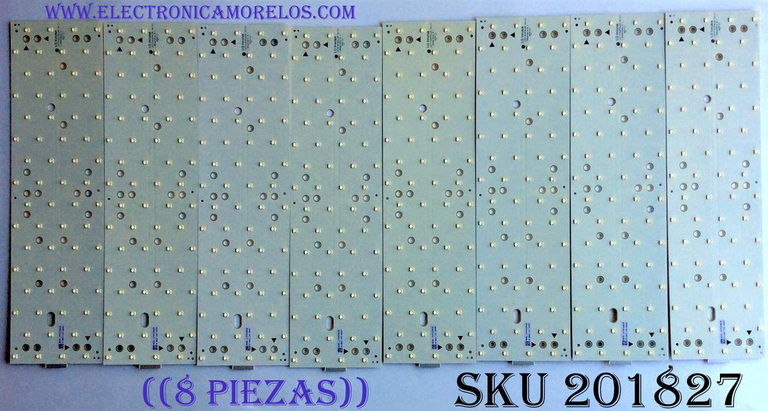 KIT DE LED'S PARA TV (8 PIEZAS) / VIZIO LATHT420RALZB / 3PDAA1001A-R / LATHT420RALZB VER2.0 / AFBFBAC / FBA517 / 0200 / PANEL LC420DUH (SC)(M1) / MODELO XVT423SV LAPPGJA