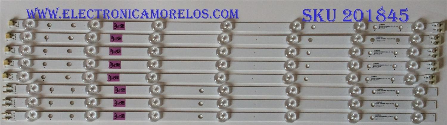 KIT DE LED'S PARA TV ((INCOMPLETO)) /  SAMSUNG BN96-39055A / BN96-39056A / D3GE-550SMA-R1 / D3GE-550SMB-R0 / SUSTITUTAS BN96-28772A / BN96-28773A / PANEL CY-DJ055BGHV1H / MODELOS UN55H6103AFXZP / UE55H6273SSXZG / UA55H6203ARXSJ / UA55H6203ARXTW