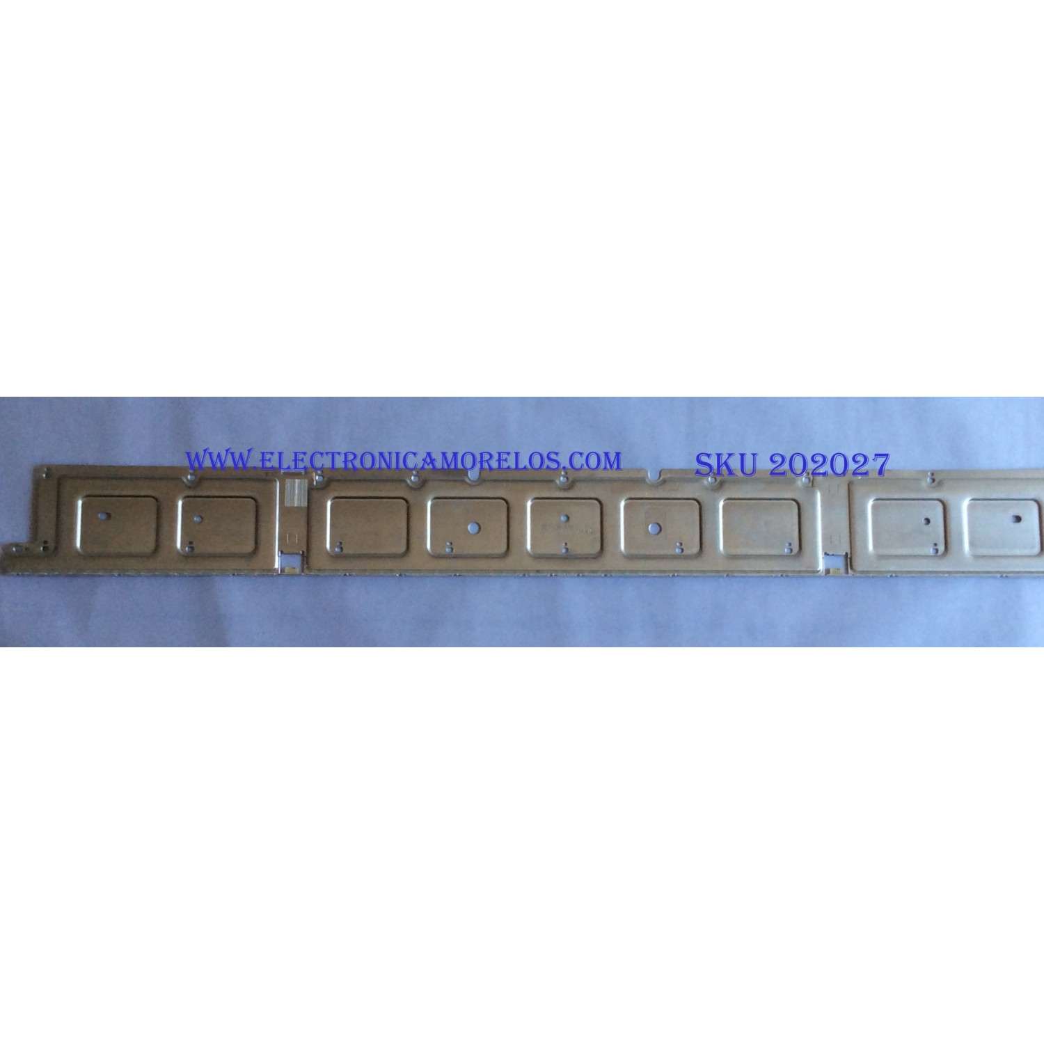 LED PARA TV SAMSUNG (1 PIEZA) / NUMERO DE PARTE BN96-45913A / BN61-15485A / LM41-00613A / L1_NU7.1/7.3 / E5_CDM_S20(2) / R1.2_S1C_100 / PANEL CY-CN055HG / MODELOS UA55NU / UE55RU / UN55NU / UN55TU / MAS MODELOS EN DESCRIPCIÓN / ((MEDIDAS 1.21M x 12CM))