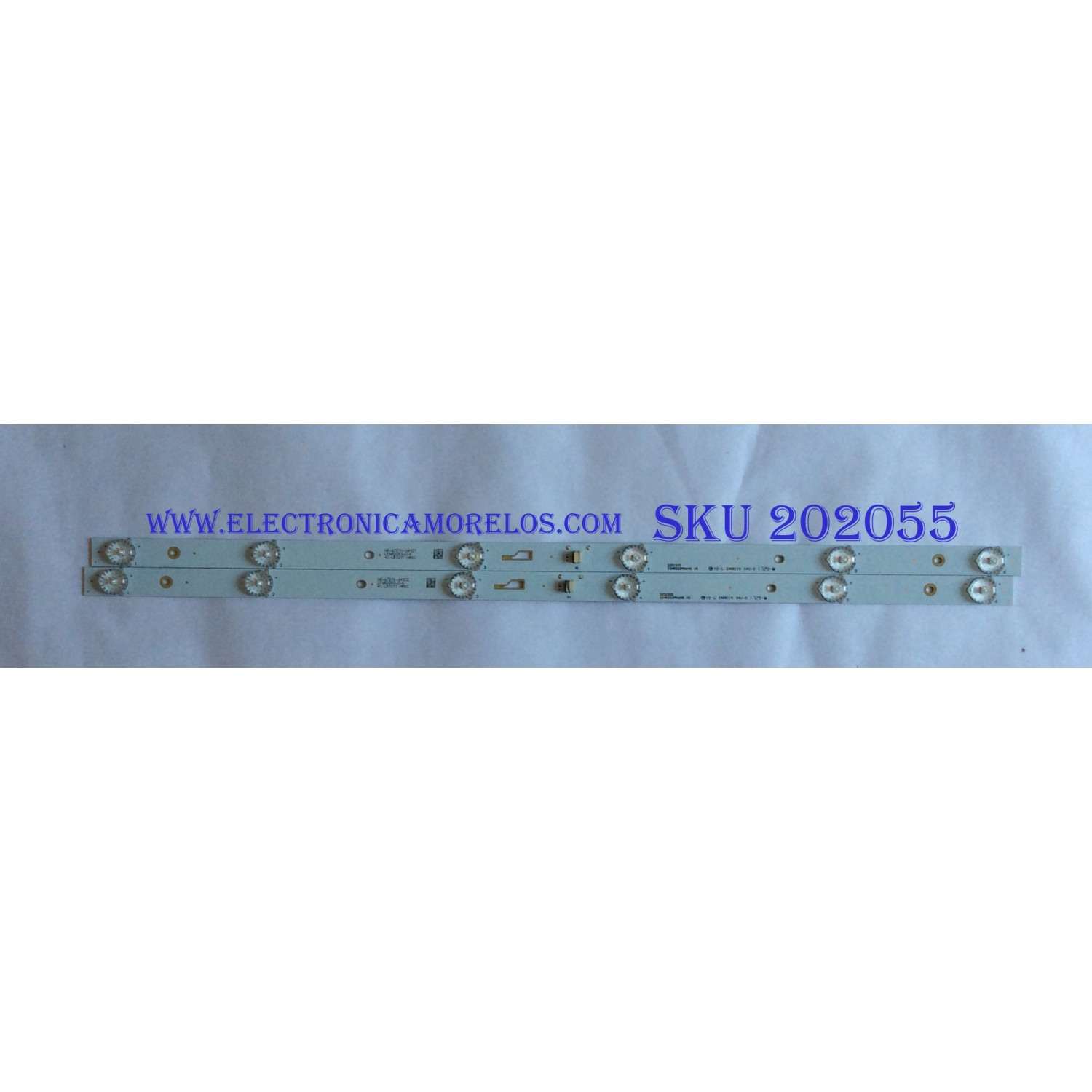 KIT DE LED'S PARA TV ( 2 PIEZAS ) / INSIGNIA / 32HR332M06A0 V5 / 32D1500 / 4C-LB3200T-HR6C / PANEL LVW320CSDX E25 V73 / MODELO 32''