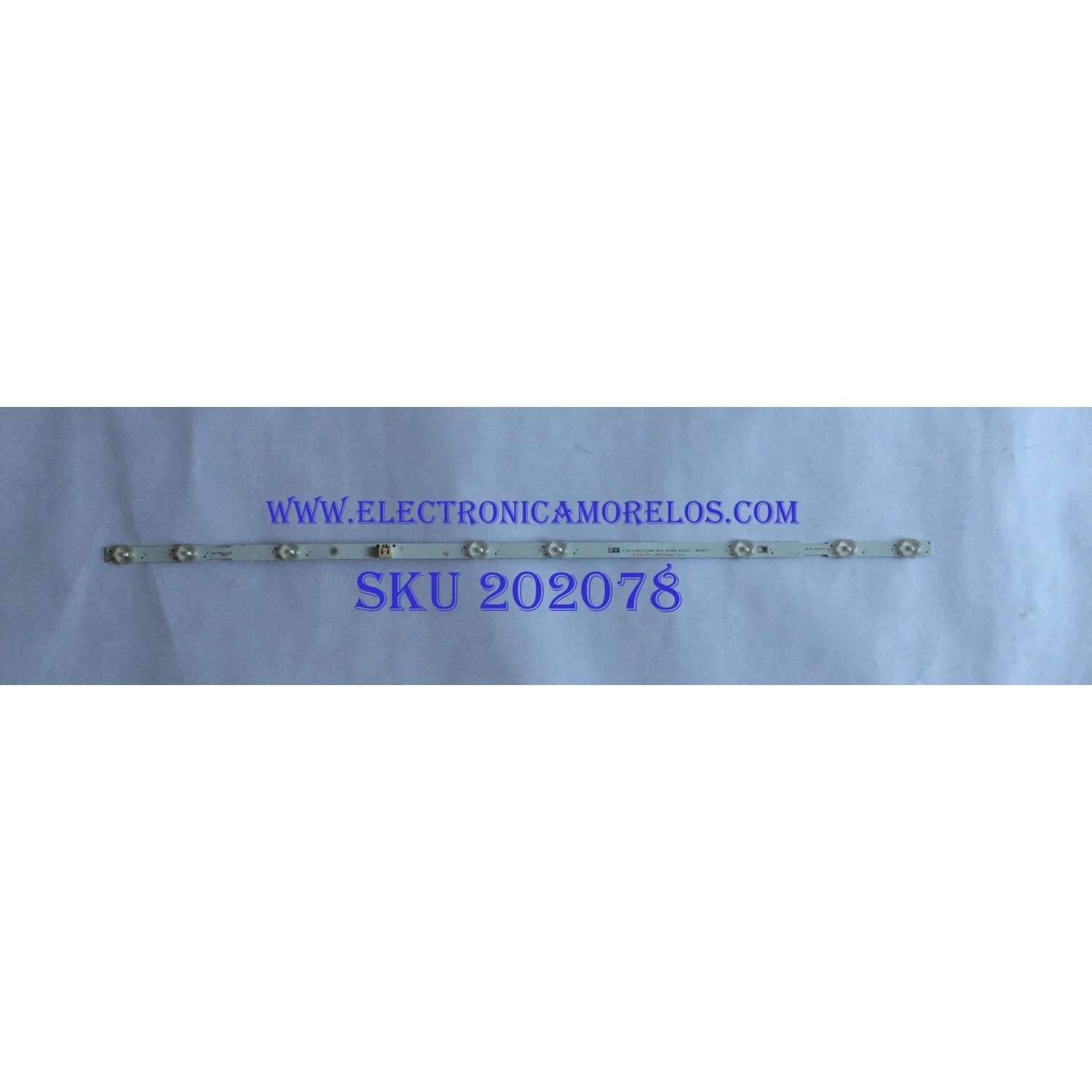 LED PARA TV ( 1 PIEZA )  / SANYO / UDULEDEVL003   REV.A / EVERLIGHT  LBM320M0801-IQ-4 / PANEL U6GF0XT / MODELO FW32D06F  B