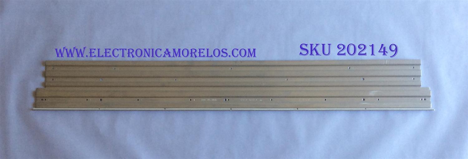 LED PARA TV (1 PIEZA) / LG / 6916L-3103A / 6916L-3104A / 6922L-0241A / PANEL LC49EQG(FL)(M3) / MODELO 49SK8000PUA / 1.6 M X 14CM / 