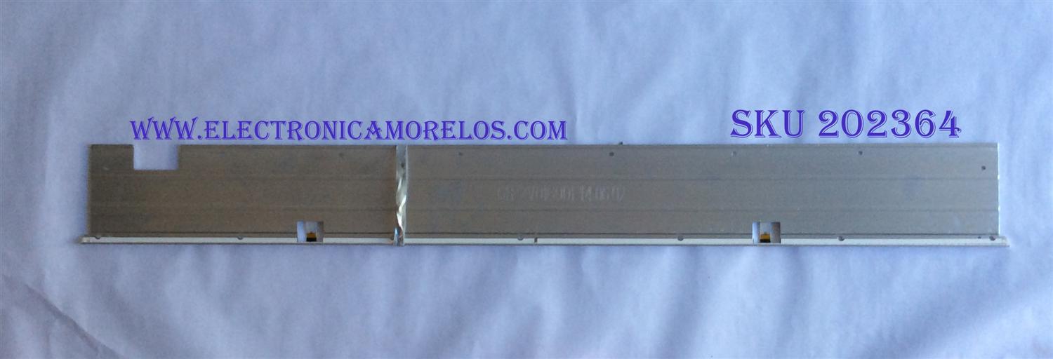 LED PARA TV (1 PIEZA) / SONY / 61.P2V01G001 14 06 02 / PANEL SYV5535 / MODELO XBR-55X850D / 1.19 M X 14 CM / 