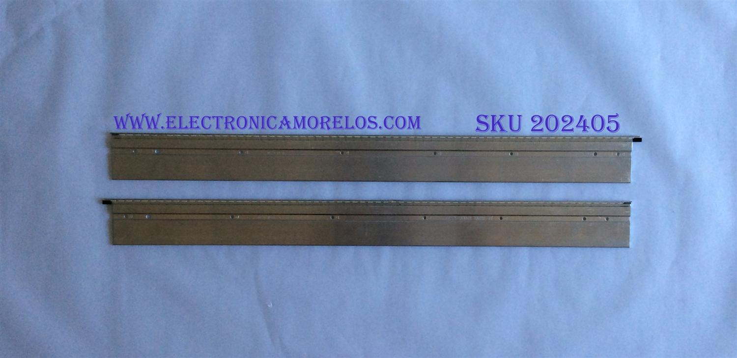 KIT DE LED'S PARA TV (2 PIEZAS) / VIZIO / 6916L-0781A / 6916L-0782A / 6922L-0003A LEFT 41 / 6922L-0004A RIGHT 41 / PANEL LC550EUA (AE)(F1) / MODELOS M3D550SL LAQKMXAN / M3D550SL LAQKMXBN / M550SL / 70 CM X 6 CM / 