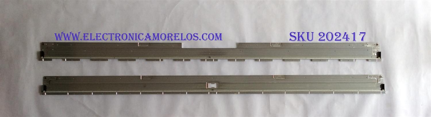 KIT DE LED PARA TV ( 2 PIEZASA ) / SAMSUNG / SLED  2010SVS65  1D  240HZ_104  REV0.3 / PANEL T650FCE1-FA / MODELO UN65C8000XFXZA