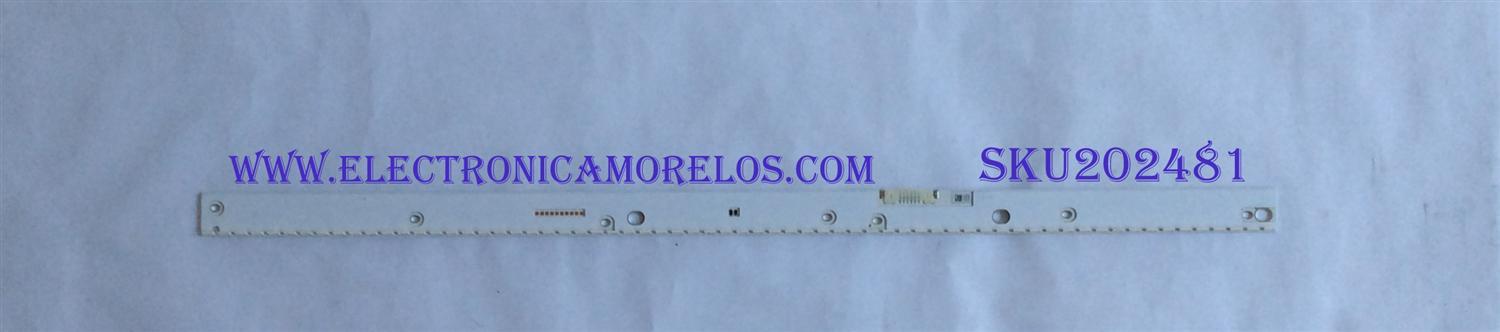 LED PARA TV ( 1 PIEZA ) / SAMSUNG / BN96-39601A / BN96-39602A / 39601A / 39602A / PANEL CY-KK055HGLV3H  / MODELO UE55MU6500UXXU / MAS MODELOS EN DESCRIPCION / NOTA IMPORTANTE : KIT CUENTA ORIGINALMENTE 2 PIEZAS ((INCOMPLETO 1 PIEZA)) / 60 CM /