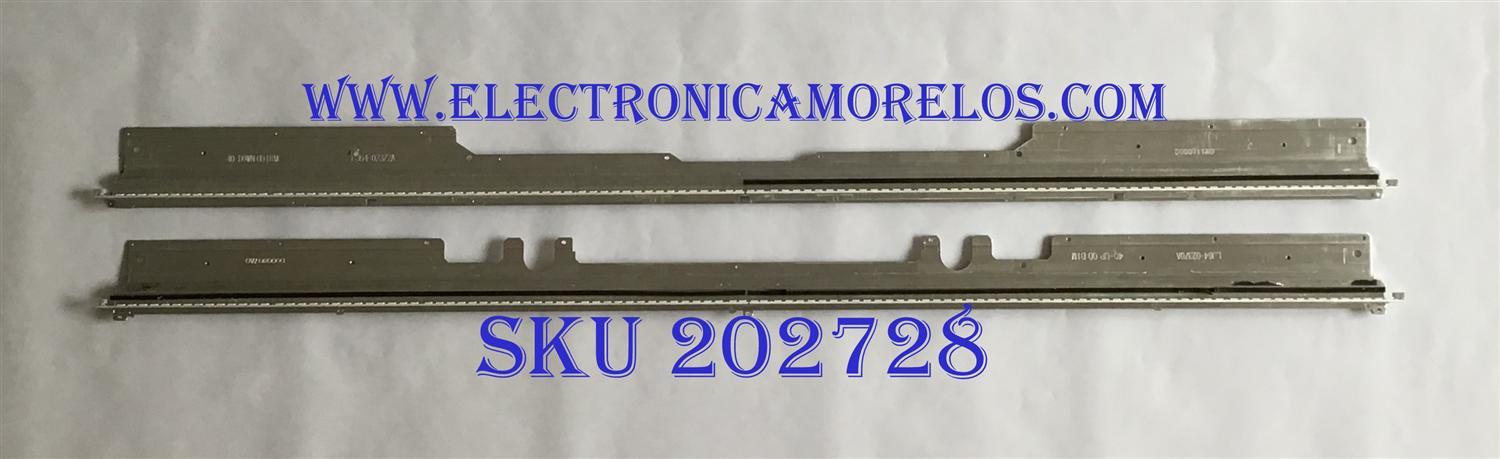 KIT DE LED'S  PARA TV SAMSUNG  (2 PIEZAS) / LMB-4000BM12 / LJ64-02372A / MODELO UN40C6300SFXZA / 91 CM / 