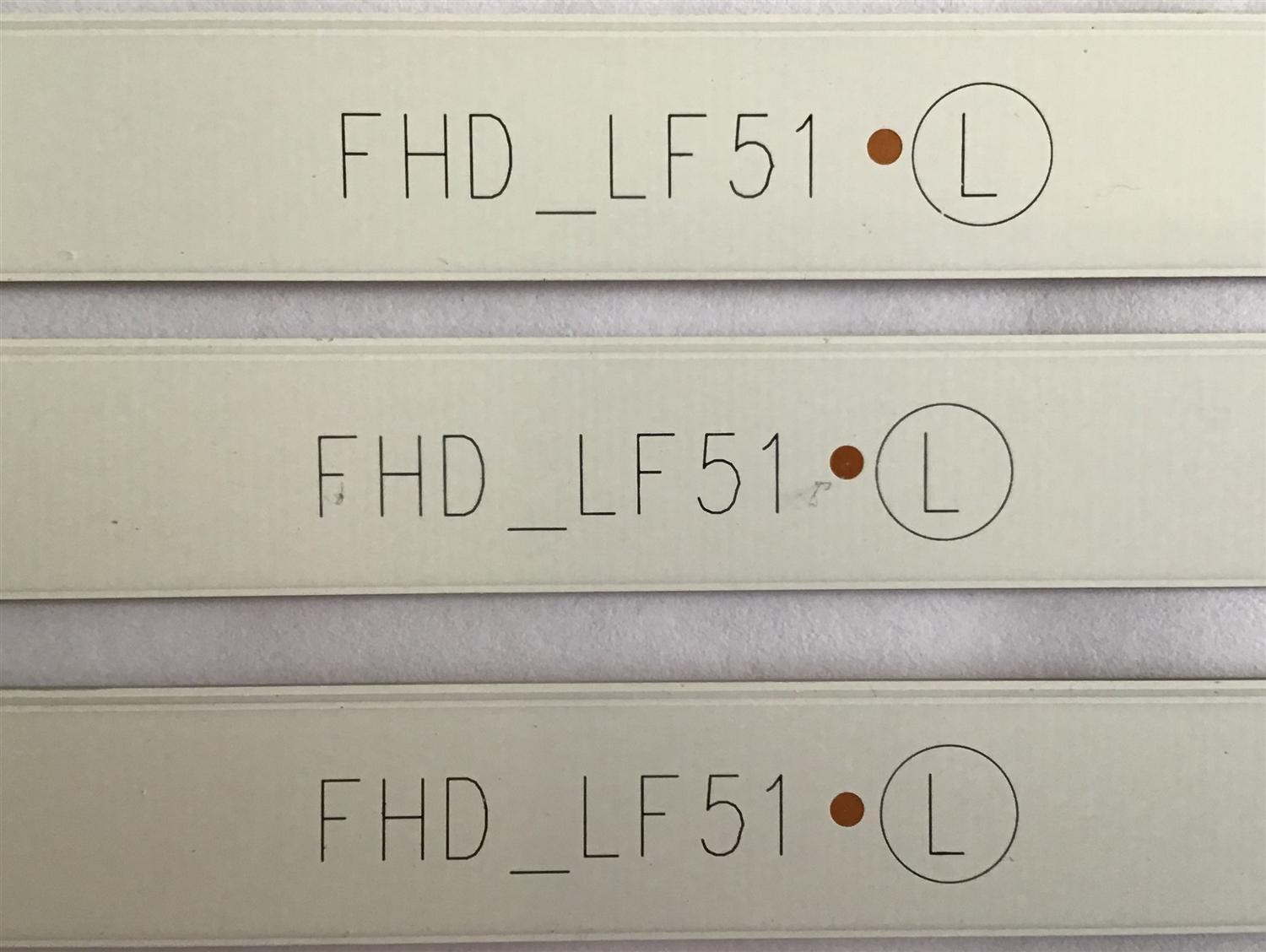 KIT DE LED'S PARA TV LG (3 PIEZAS) / FHD_LF51 / LG INNOTEK 43 INCH FHD_LED ARRA_A-TYPE_REV0.0_150713 / PANEL NC430DUE / MODELO 43LH570A - Imagen 2