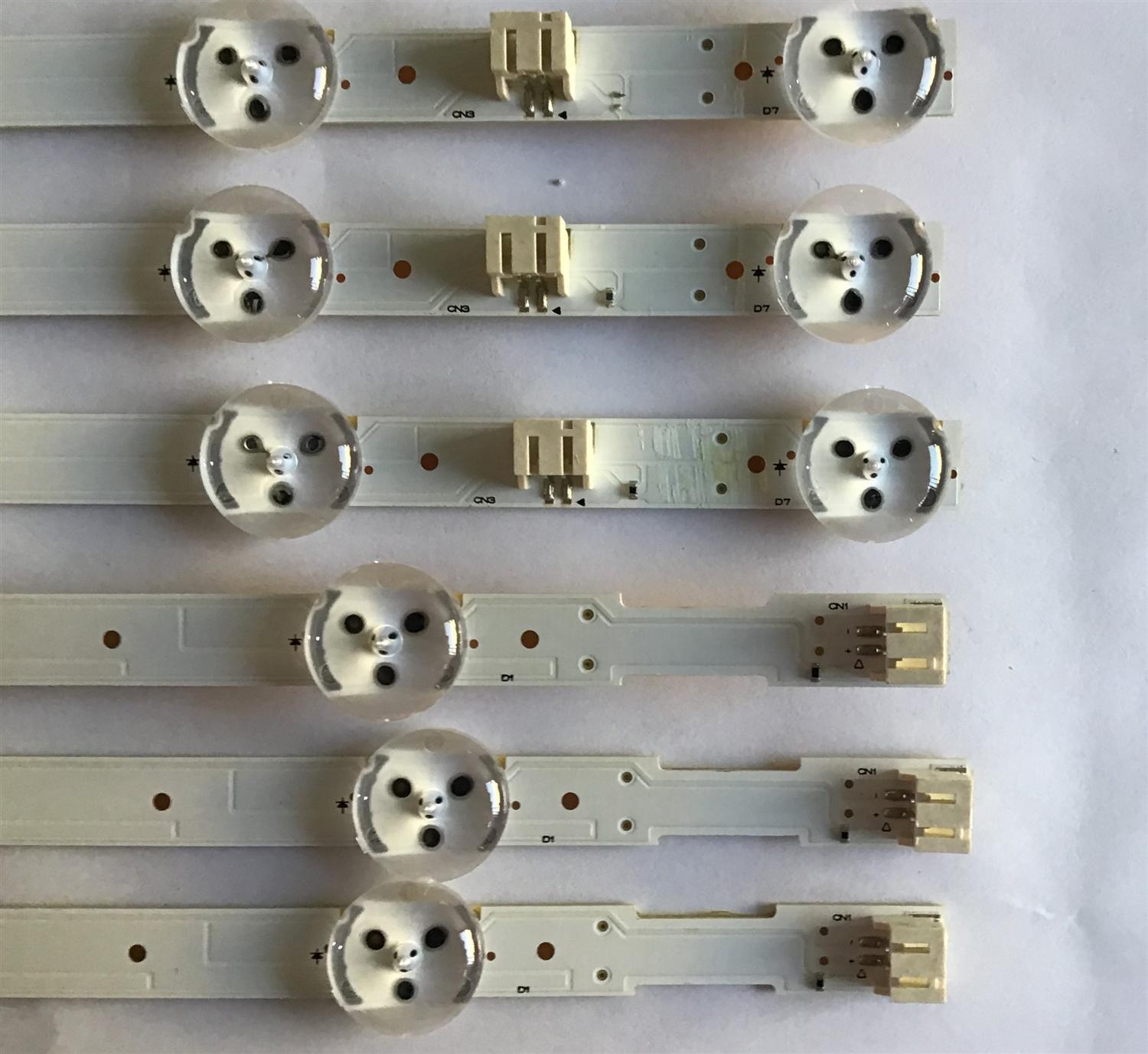 KIT DE LED'S PARA TV EMERSON (6 PIEZAS) / UDULED0GS050 / UDULED0GS051 / PANEL U3DU1XH / MODELO LF501EM6F DS1 - Imagen 4
