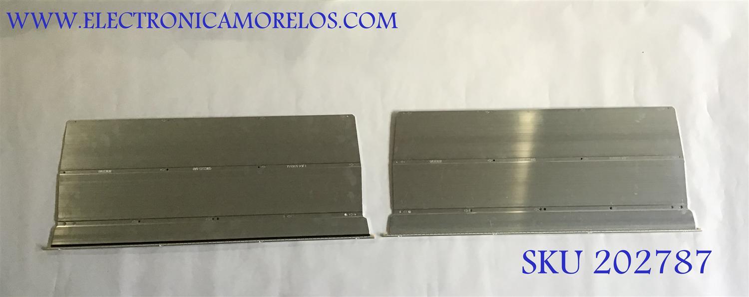 KIT DE LED'S PARA TV NEC (2 PIEZAS) / STS550A89-REV01-121025-LJ07-01044B / LJ64-03691A / PANEL LTI550HN06-N01 / MODELO X5525
