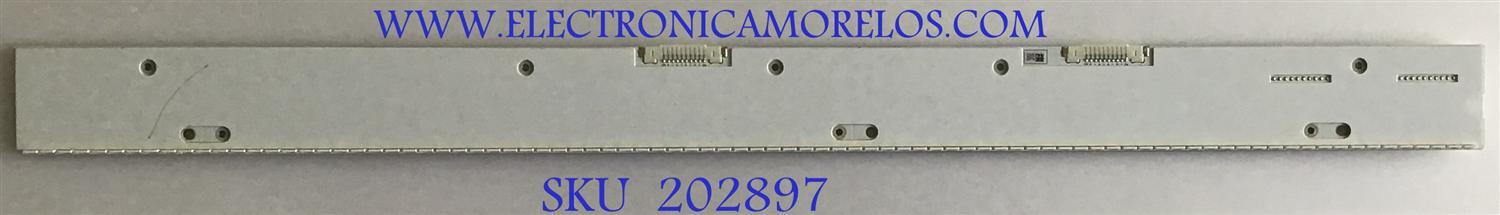 LED PARA TV SAMSUNG / BN96-31033A / E8K051 / 31033A / MODELOS UN55HU8700FXZA / UN55HU9000FXZA / NOTA IMPORTANTE : KIT CUENTA ORIGINALMENTE DE 2 PIEZAS ((INCOMPLETO 1 PIEZA)) 68CM X 5CM