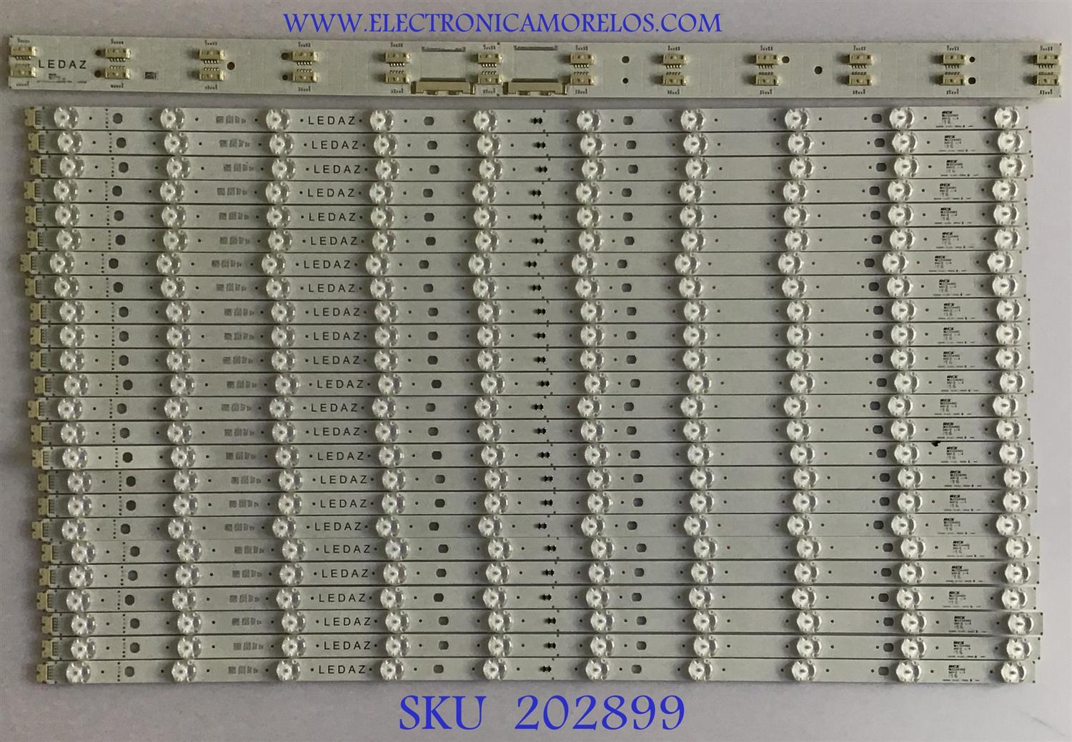 KIT DE LED'S PARA TV LG ((24 PIEZAS)) / NUMERO DE PARTE EAV64012602 / 65SK85-10LED / 180528 / PANEL HC650DQB-SLUA5-2123 / MODELO 65SM9000PUA.AUSYLJR