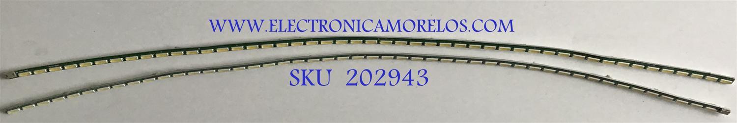 KIT DE LED PARA MONITOR LG (2 PIEZAS) / 4EA3A1EE / 340MDE_REV0.0 / WE93A5Y1 / 6916L-2380A / 6916L-2379A / PANEL LM340UW3 (SS)(A1) / MODELO 34UC80-BF.AUSKMYN