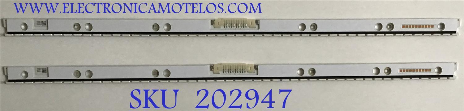 KIT DE LEDS PARA MONITOR SAMSUNG (2 PIEZAS) / BN96-39787A / E2T154 / 39787A / PANEL CY-PK340FNLV7F / MODELO LC34J791WTNXZA FF06