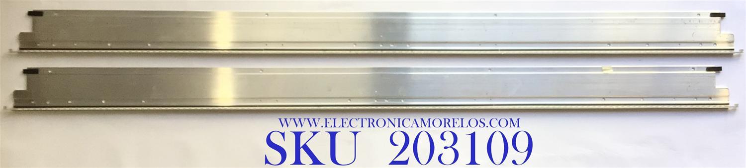 KIT DE LEDS PARA TV SHARP (2 PIEZAS) / SLED_2011SSP60_60_GD_REV0 / GA0136 / 2011SSP60 / PANEL LK600D3GW7FZ / MODELO LC-60LE6300U / 136 CM X 9 CM