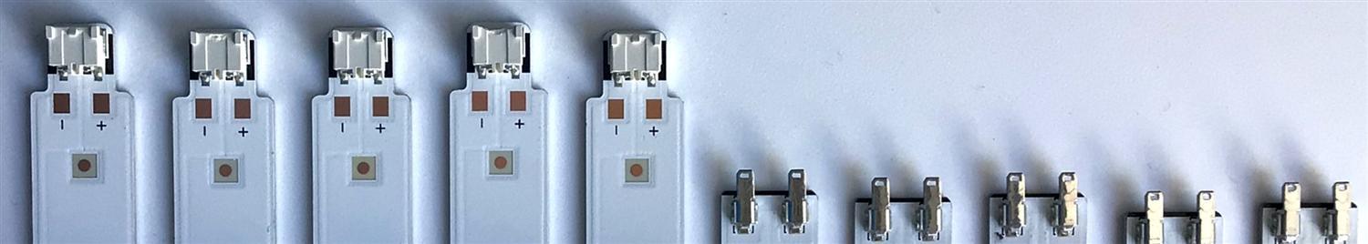 KIT DE LED'S PARA TV SAMSUNG ((10 PIEZAS)) / NUMERO DE PARTE BN96-50313A / BN96-50314A / 50313A / 50314A / SVC650AG6_R / SVC650AG6_L / LM41-00875A / LM41-00876A / MODELOS UN65TU60 / UN65TU80 / UN65TU82 / UN65TU / UN65CU - Imagen 2