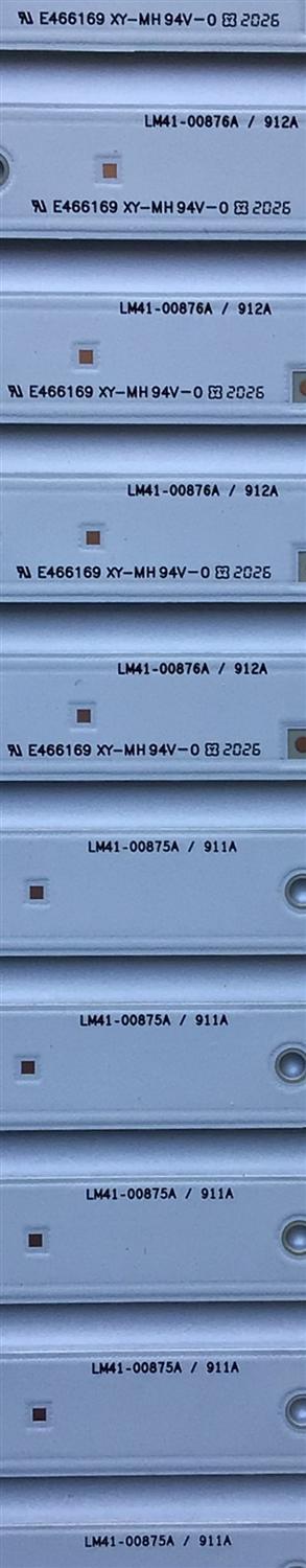 KIT DE LED'S PARA TV SAMSUNG ((10 PIEZAS)) / NUMERO DE PARTE BN96-50313A / BN96-50314A / 50313A / 50314A / SVC650AG6_R / SVC650AG6_L / LM41-00875A / LM41-00876A / MODELOS UN65TU60 / UN65TU80 / UN65TU82 / UN65TU / UN65CU - Imagen 6