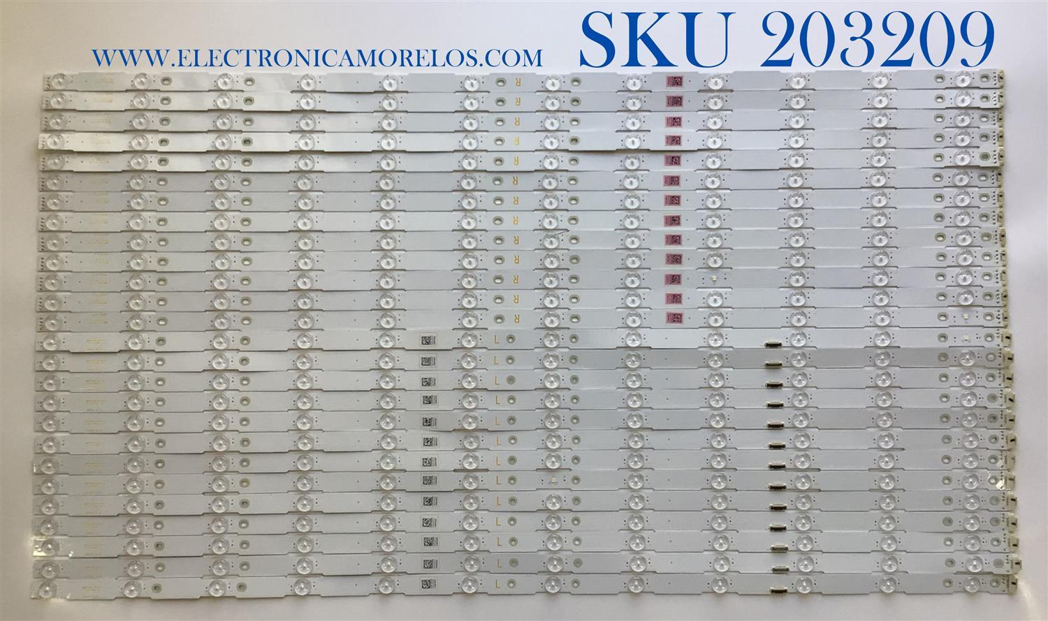 KIT DE LED'S PARA TV SAMSUNG (26 PIEZAS) / NUMERO DE PARTE LB85005 / LB85005 V1 03 / LB85005 V0 02 / 3HC12HC12 / JX85T06005 / PANEL T850QVF03.0 / T850QVF03.1 / MODELO XBR-85X900F / XBR85X900F  