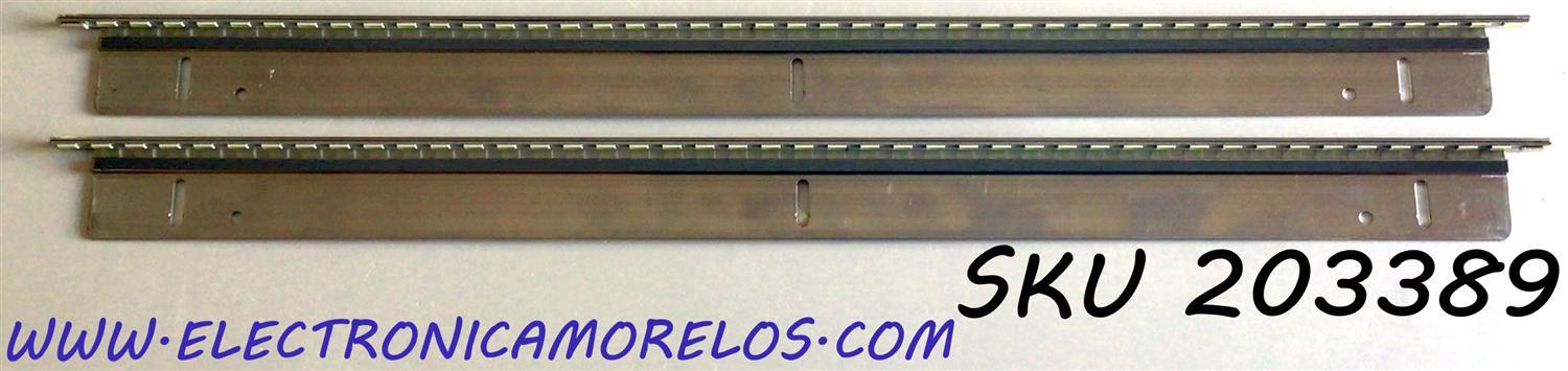 KIT DE LED'S PARA TV WESTINGHOUSE (2 PIEZAS) / NUMERO DE PARTE GI07030 / PCB FOR AI046" (LEFT) REV:B 11S4P / PCB FOR AI046" (RIGHT) REV:B 11S4P  / LED:GI07030 / AI046 11S4P GI07030 / MODELO UW46T7HW