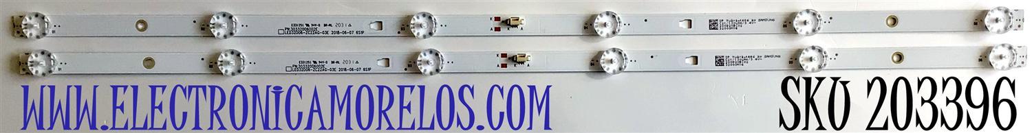 KIT DE LED´S PARA TV ONN ((2 PIEZAS)) / NUMERO DE PARTE 32000M16 / LED32D06-ZC22AG-03 / 30332006002 / LED32D06-ZC22AG-03D / 30332006002D / LED32D06-ZC22AG-03E / 30332006002E / LSC320AN09-H / V320BJ8-Q01 / MODELO 100012589 / E1AA32R / LT-32MAW205 / 32RC23