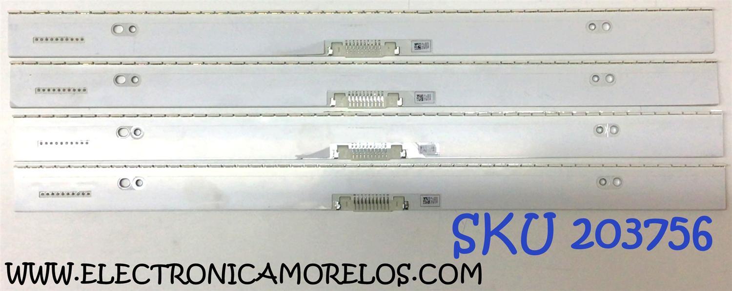 KIT DE LED´S PARA TV SAMSUNG (4 PIEZAS) / NUMERO DE PARTE BN96-30666A / VU85-650SM0-R1 / PANEL CY-KH065FSLV1H / MODELO UN65HU8550 / UN65HU8550FXZA
