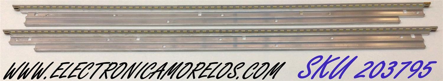 KIT DE LED'S PARA TV SONY (2 PIEZAS) / NUMERO DE PARTE SJ011A-L / SJ011A-R / 2012SRS55 / SLED2012SRS55 / SLED 2012SRS55 7030 32 2D R REV1.0 / SLED 2012SRS55 7030 32 2D L REV1.0 / 111215 / 111224 / PANEL FQLR550LT1 / MODELO KDL-55HX850