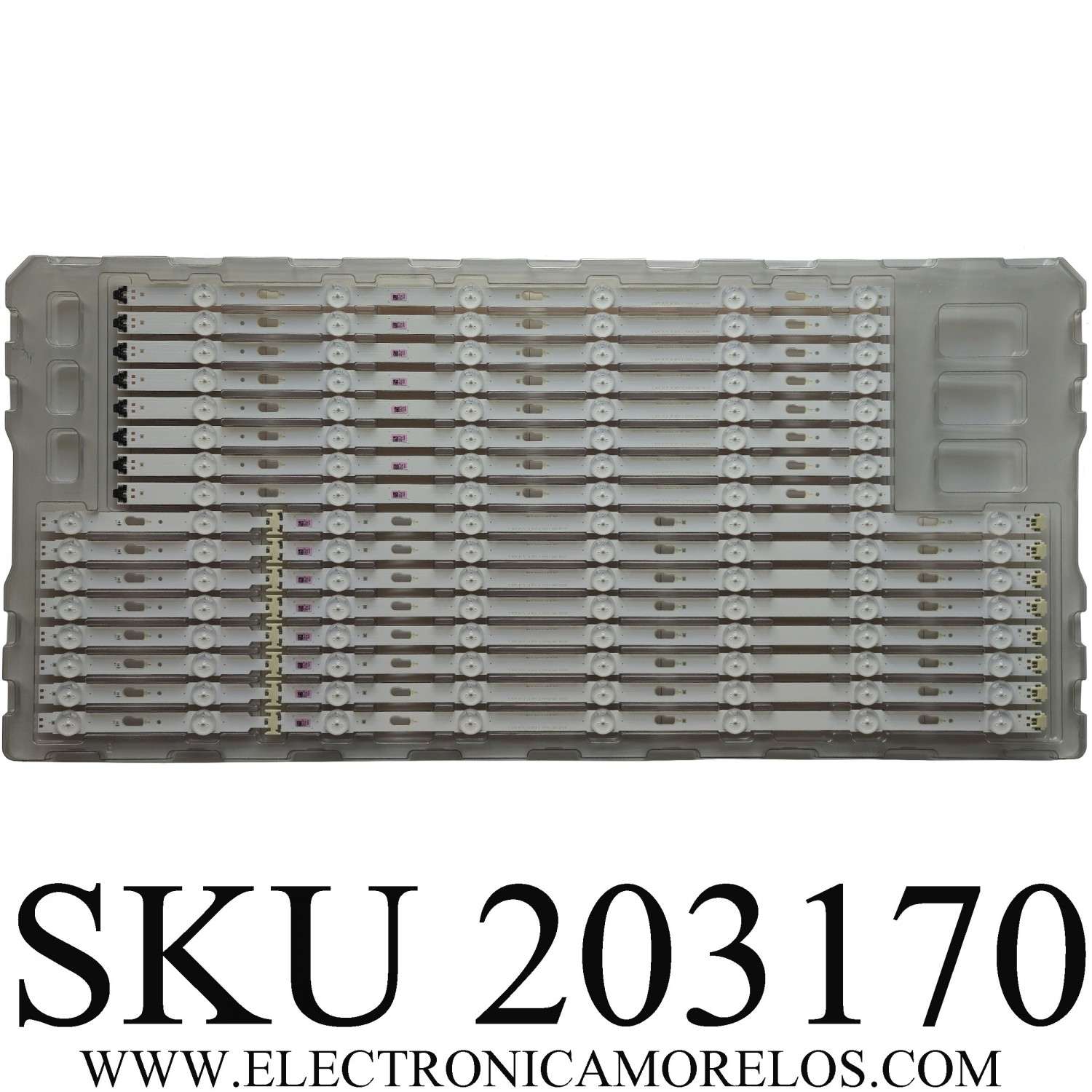 KIT DE LEDS PARA TV SAMSUNG NUEVOS / 16 PZ ORIGINAL / BN96-39667A / BN96-39668A / 39667A / 39668A / S_5U75_65_FL_R6_REV1.4_150514_LM41-00121E / S_5U75_65_FL_L8_REV1.4_150514_LM41-00121F / PANEL'S CY-GK065HGNVCH / CY-GK065HGNVEH / MODELO / UN65KU6300