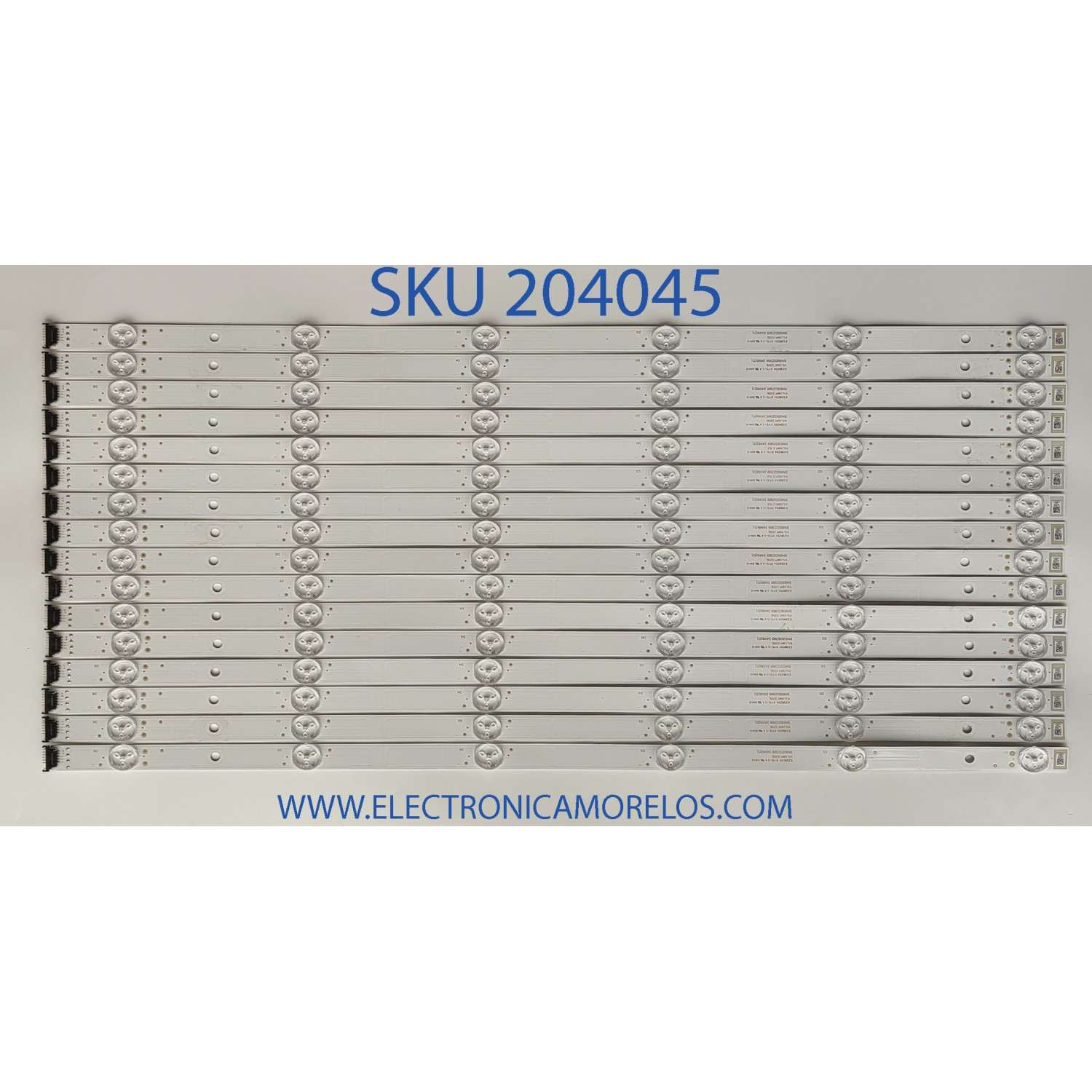 KIT DE LEDS PARA TV SONY (16 PZ) / NUMERO DE PARTE SN55D2369 24X6(D) / 662993 / 12533FC / PANEL YDCM055DCS11 / MODELO XR-55X90K / XR55X90K