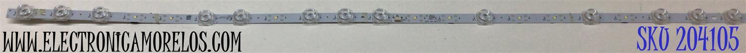 LED PARA TV TCL ((1 PIEZA)) / NUMERO DE PARTE 4C-LB4321-YH01J / 43F8 1X21 0813 V1 / 0402-2C59191981 / MODELO 43S434