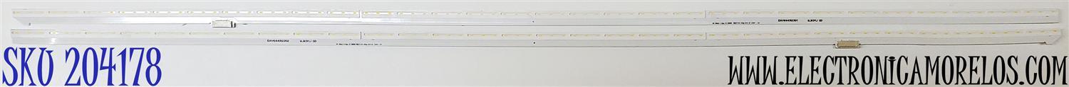 KIT DE LED'S PARA TV LG ((2 PIEZAS)) / EAV64492301 / EAV64492302 / MEK64606501 / 19Y 65INCH L-TYPE V2 / 19Y 65INCH R-TYPE V2 / MODELOS 65SM8100AUA / 65SM8600PUA / 65SM8600AUA / 65NANO81ANA / 65NAN081ANA 65NANO85UNA / 65NAN085UNA