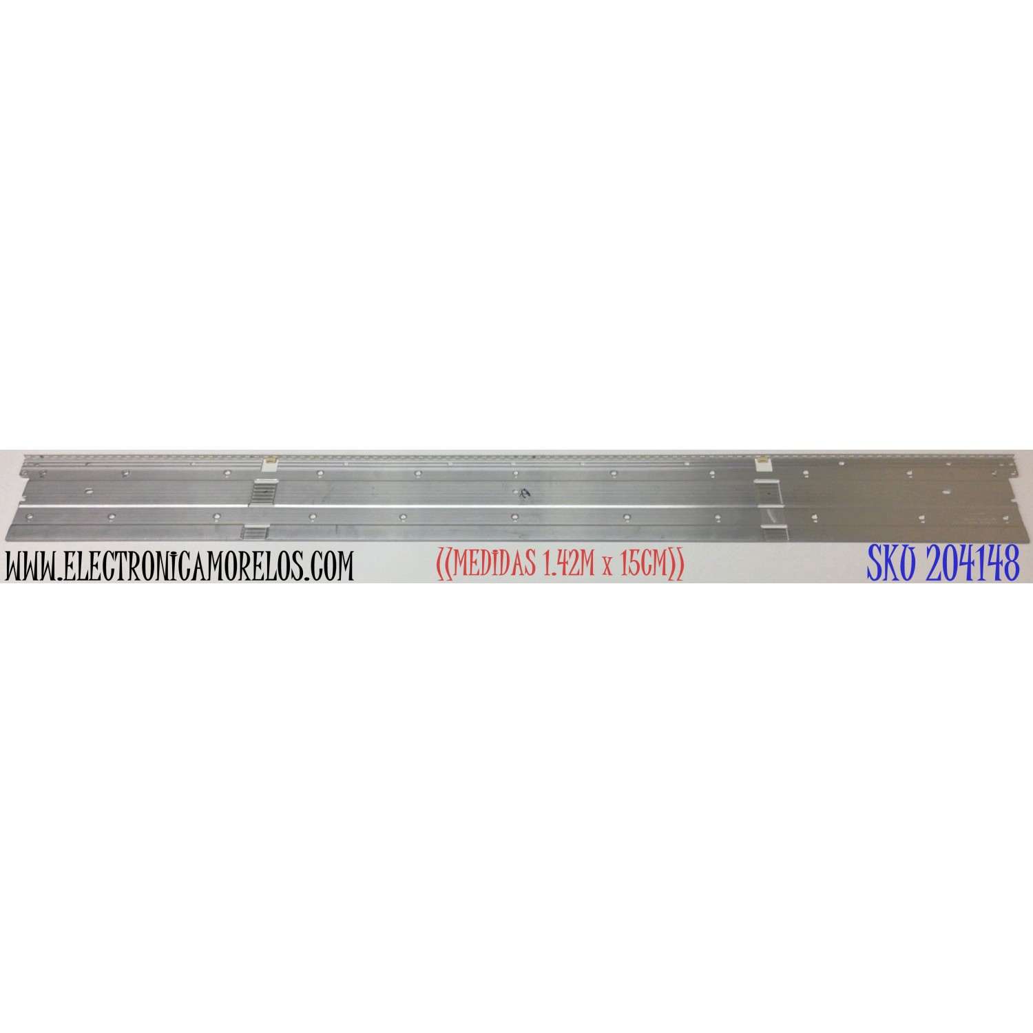 LED PARA TV SAMSUNG (1 PIEZA) / NUMERO DE PARTE BN96-46032A / V8N4-650SM0-R1 180112 / Y19 Q60 65'' / BN61-16157A / PANEL CY-NR065FGAV1H / MODELO UN65RU800D / UN65RU800DFXZA AA02 / ((MEDIDAS 1.42M x 15CM))