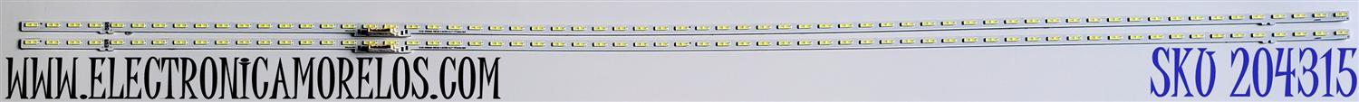 KIT DE LED'S PARA TV SAMSUNG ((2 PIEZAS)) / NUMERO DE PARTE S1A8-650SM0-R0 / BN61-17479B / BN61-17479B-002 / PANEL CY-SA065HGSV2H / MODELO UN65AU8000 / UN65AU8000FXZA