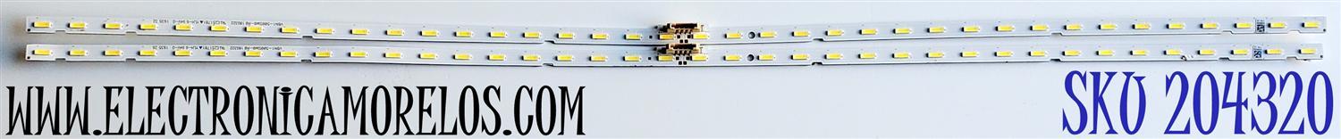 KIT DE LED'S PARA TV SAMSUNG ((2 PIEZAS)) / NUMERO DE PARTE BN96-45952A / V8N1-500SM0-R0 / BN61-15484A / V8N1-500SM0-R0 180322 / PANEL CY-NN050HGPV2H / MODELO UN50NU6900 / UN50NU6900FXZA YA02