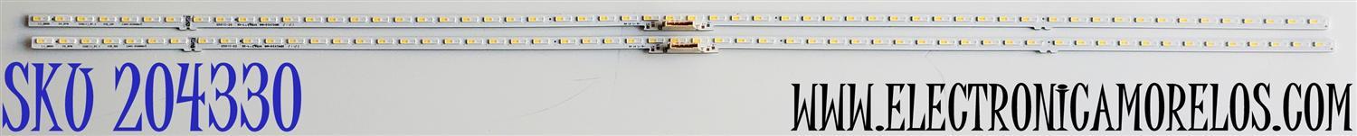 KIT DE LED'S PARA TV SAMSUNG ((2 PIEZAS)) / NUMERO DE PARTE BN96-52591A / LM41-01049A / L1_Q60A E0_DFM 558(1)_R1.1 V1B_100 LM41-01049A/C / PANEL CY-QA050HGNV1H / MODELOS QN50Q6 / QN50Q60AAFXZA DA01 / QN50Q6DAAFXZA DA01