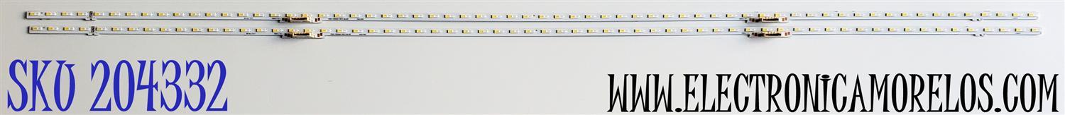 KIT DE LED'S PARA TV SAMSUNG QLED ((2 PIEZAS)) / NUMERO DE PARTE S2Q6-650SM0-R0 / BN96-54492A / PANEL CY-QA065HGXV1H / MODELOS QN65Q6 / QE65Q6 / QA65Q6 / HG65Q60BAEUXEN / KQ65QB60AFXKR / MAS MODELOS EN DESCRIPCIÓN