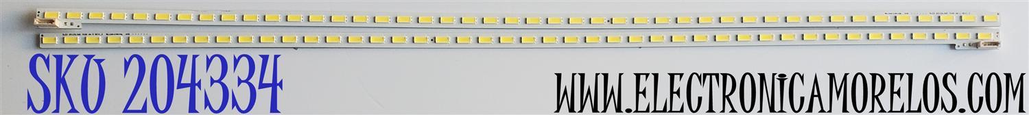 KIT DE LED'S PARA TV SONY ((2 PIEZAS)) / NUMERO DE PARTE SLED 2012SLS40 7030 44 L REV1.2 / SLED 2012SLS40 7030 44 R REV1.2 / 2012SLS40 / PANEL LTY400HF10 / MODELO KDL-40EX640