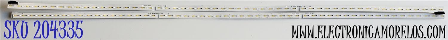 KIT DE LED'S PARA TV LG ((2 PIEZAS)) / NUMERO DE PARTE 6916L-3047A / 6916L-3048A / V17 ART3 3048 REV2.0 / V17 ART3 3047 REV2.0 / 6916L3047A / 6916L3048A / PANEL LC550EGG (FL)(M2) / LC550EGG (FK)(M3) / MODELOS 55UK6500AUA / 55UJ6540