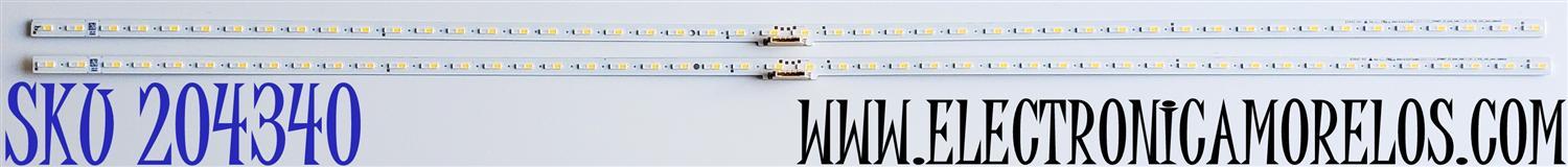 KIT DE LED'S PARA TV SAMSUNG ((2 PIEZAS)) / NUMERO DE PARTE BN96-50383A / 50383A / LM41-00845A / L1_Q7060T_E5_DUM_S48(1)_R1.3_TC9_100_LM41-00845A / L1_Q7060T_E5_DUM_S48(1)_R1.2_TAU_100_LM41-00845A / PANEL CY-RT055HG / MODELO QN55Q60 / QN55Q60TAFXZA CD05