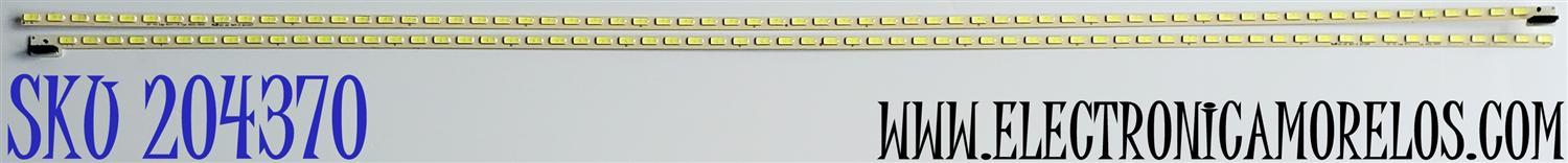 KIT DE LEDS ORIGINAL PARA TV VIZIO 2 PIEZAS / NUMERO DE PARTE 6916L-0781A / 6916L-0782A / 6916L0782A / 6916L0781A / 55" V12 EDGE REV1.1 1 L-TYPE 6920L-0001C / 55" V12 EDGE REV1.1 1 R-TYPE 6920L-0001C / PANEL LC550EUN (SE)(F1) / MODELO M3D550KDE 