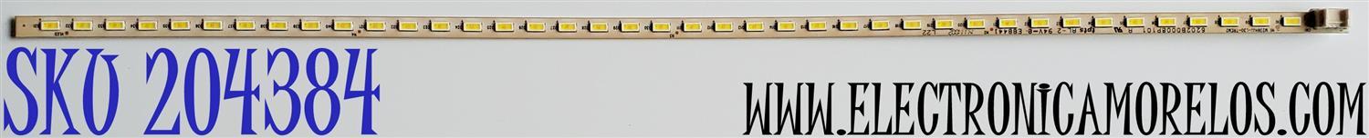 TIRA DE LED PARA MONITOR VIEWSONIC ((1 PIEZA)) / NUMERO DE PARTE 6202B0008P101 / E88441 / M236HJJ-L30-TREM2 / PANEL M236HJJ-L31 REV.C1 / MODELO VS16033
