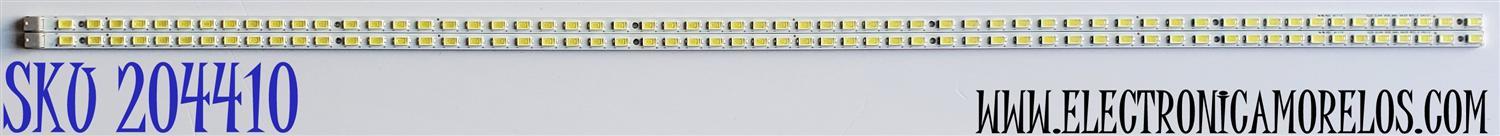 KIT DE LED'S PARA TV SONY ((2 PIEZAS)) / NUMERO DE PARTE SLED SLS46 5630 60Hz 60LED REV1.0 100113 / MS1 M1110 / SLED_SLS46_5630_60Hz_60LED_REV1.0 100113 / PANEL LTY460HM03 / MODELO NSX-46GT1
