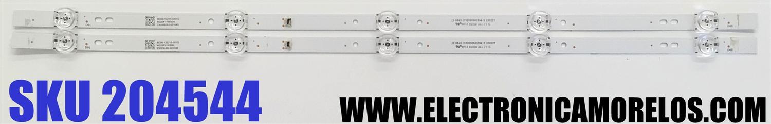 KIT DE LED'S PARA TV DAEWOO ((2 PIEZAS)) / NUMERO DE PARTE JJ-0642-D32030501BM-S / 230227 / E522316 / BD00-132213-001G / M220F11W50H / 230506JB2 / PANEL G320LD1DXJ-17 / LC320DXJ-SHAC / LC320DXJ (SH)(AC) / MODELO DAW32H